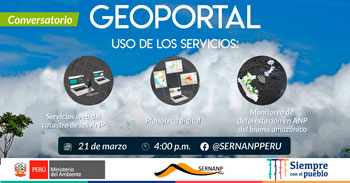 (Conversatorio Virtual Gratuito) SERNANP: Plataforma digital GeoPortal