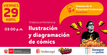 (Conferencia Virtual Gratuita) INDECOPI: Ilustración y diagramación de cómics