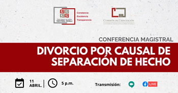 Conferencia virtual gratuita sobre el divorcio por causal de separación de hecho