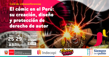 Participa del ciclo de conferencias gratuitas sobre el cómic en el Perú su creación y protección de derecho de autor