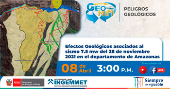 Ingemmet te invita a conocer los efectos geológicos asociados al sismo del 28 de noviembre en Amazonas