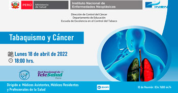 (Capacitación Virtual) INEN: Tabaquismo y cáncer