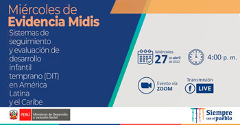 (Evento Gratuito) MIDIS: Sistemas de seguimiento y evaluación DIT en América Latina y el Caribe