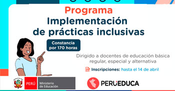 Atención docente participa del programa de implementación de prácticas inclusivas
