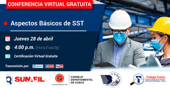 Conferencia virtual gratuita por el Día Mundial de la Seguridad y Salud en el Trabajo
