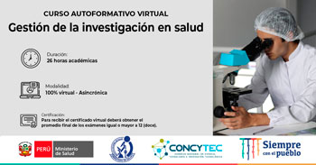 Curso autoformativo virtual gratuito de gestión de la investigación en Salud