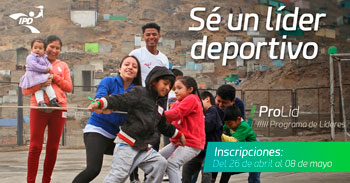 Participa del programa gratuito de Líderes Deportivos PROLID Lima-2022