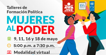 (Taller Virtual Gratuito) JNE: Mujeres al poder
