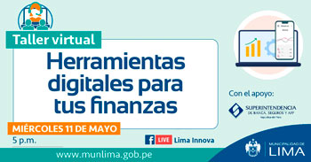 Lima Innova ofrece taller virtual gratuito de herramientas digitales para tus finanzas