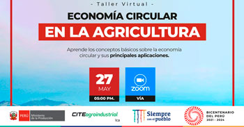 Taller virtual sobre economía circular en la agricultura