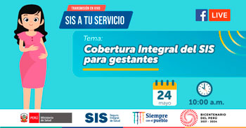 Infórmate de manera gratuita acerca de la cobertura del SIS para gestantes