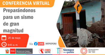Conferencia virtual gratuita: Preparándonos para un sismo de gran magnitud