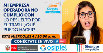 (Charla Gratuita) OSIPTEL: ¿Qué hacer si tu empresa operadora incumple una resolución del TRASU?
