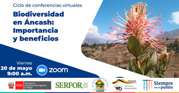 SERFOR ofrece un ciclo de conferencias acerca de Biodiversidad en Áncash, importancia y beneficios