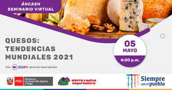 Seminario virtual acerca de las tendencias mundiales del queso 2022