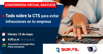 Conferencia virtual gratuita sobre la CTS para evitar infracciones para tu empresa