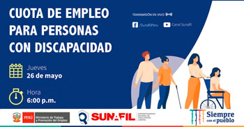 (Conferencia Virtual Gratuita) SUNAFIL: Cuota de empleo para personas con discapacidad