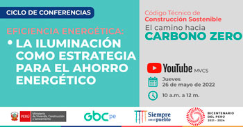 (Conferencia Virtual Gratuita) VIVIENDA: La iluminación como estrategia para el ahorro energético