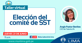 Taller virtual gratuito acerca de la elección del comité de seguridad y salud en el trabajo (SST)
