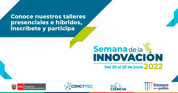 CONCYTEC te invita a participar del evento más importante en innovación y tecnología del Perú