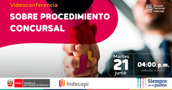(Conferencia Virtual Gratuita) INDECOPI: Procedimiento concursal