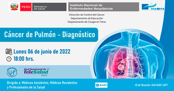 (Capacitación Virtual) INEN: Diagnóstico en cáncer de pulmón