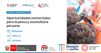 Charla virtual gratuita sobre las oportunidades comerciales para la pesca y acuicultura peruana