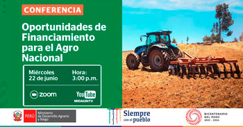 Participa de esta conferencia gratuita respecto a las oportunidades de financiamiento para el agro nacional