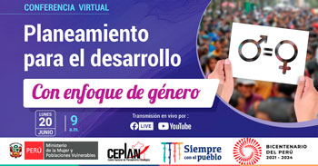 Conferencia virtual gratuita sobre el planeamiento para el desarrollo con enfoque de género