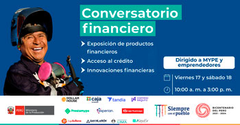 Ministerio de la Producción te invita a participar del conversatorio financiero presencial