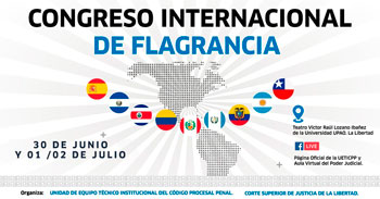 Participa del congreso internacional gratuito de Flagrancia