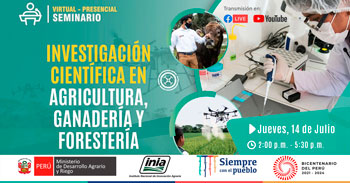 (Seminario Gratuito) INIA: Investigación científica en agricultura, ganadería y forestería