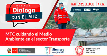(Webinar Gratuito) MTC: Cuidando el medio ambiente en el sector transporte