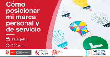 (Webinar) PROMPERU: Cómo posicionar mi marca personal y de servicio
