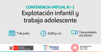 PRONELIS ofrece conferencia virtual gratuita respecto a la explotación infantil y trabajo adolescente