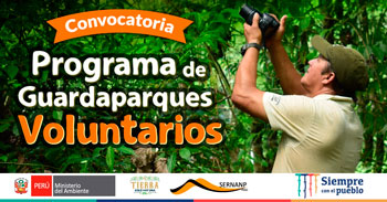 SERNANP lanza convocatoria para el programa de guardaparques voluntarios