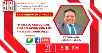 Conferencia virtual gratuita sobre el proceso concursal y su relación con los procesos judiciales