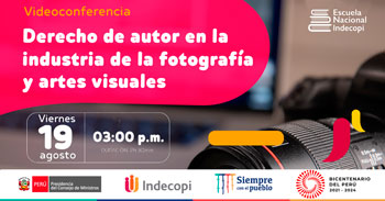 (Conferencia Virtual Gratuita) INDECOPI: Derecho de autor en la industria de la fotografía y artes visuales