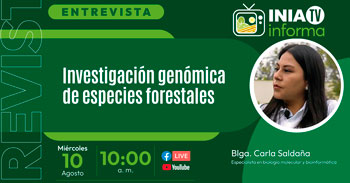 (Entrevista Virtual Gratuita) INIA: Investigación genómica de especies forestales 