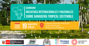 Participa del seminario presencial sobre iniciativas internacionales y nacionales de ganadería tropical sostenible
