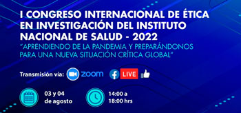 I Congreso virtual gratuito internacional de ética en investigación del INS