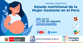 (Seminario Virtual Gratuito) INS: Estado nutricional de la mujer gestante en el Perú
