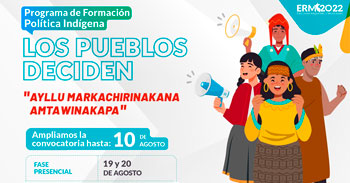 JNE te invita a postular al programa de formación política indígena: Los pueblos deciden  