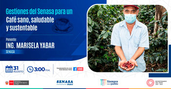 (Charla Virtual Gratuita) SENASA: Gestiones para un café sano, saludable y sustentable