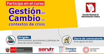 (Curso Virtual Gratuito) SERVIR: Gestión del cambio en contexto de crisis