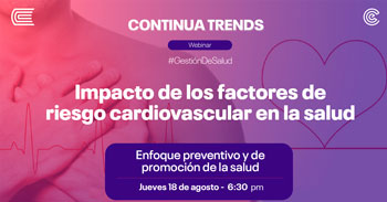 Webinar gratuito acerca del impacto de los factores de riesgo cardiovascular en la salud