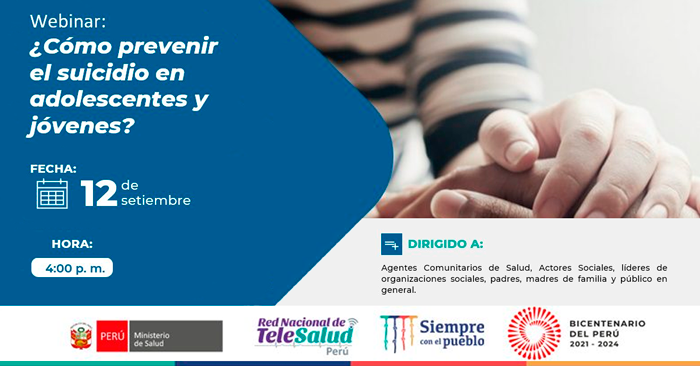 Webinar gratuito sobre ¿Cómo prevenir el suicidio en adolescentes y ...