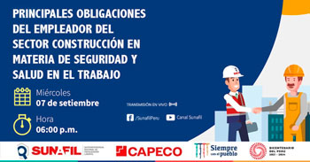 Conferencia gratuita sobre las principales obligaciones del empleador del sector construcción en materia SST
