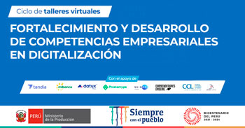 Ciclo de talleres virtuales respecto al fortalecimiento y desarrollo de competencias empresariales en digitalización