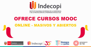 INDECOPI ofrece cursos MOOC masivos y abiertos
